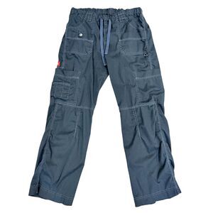 Dickies Womens L Cargo Black Y2K Cyber Grunge Techwear Baggy Pants